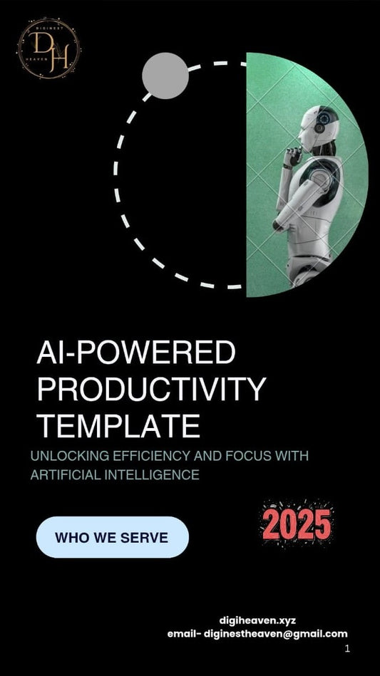 Title: AI-Powered Productivity Template: Unlocking Efficiency and Focus with Artificial Intelligence